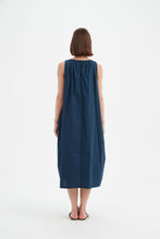 PLEAT NECK DRESS