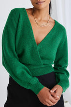 Ivy & Jack Charm wrap jumper - Green