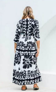 Black & White mosaic dress Joop & Gypsy