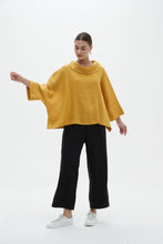 Funnel neck boxy top Tirelli