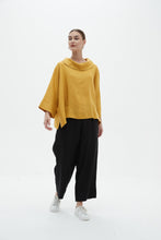 Funnel neck boxy top Tirelli