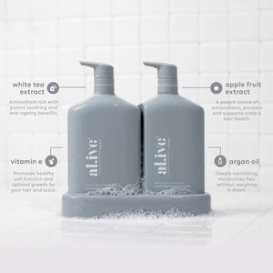 Al.ive White Tea & Argan oil duo shampoo/conditioner