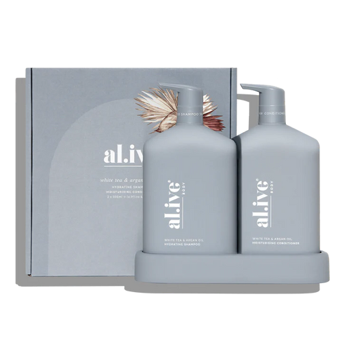 Al.ive White Tea & Argan oil duo shampoo/conditioner