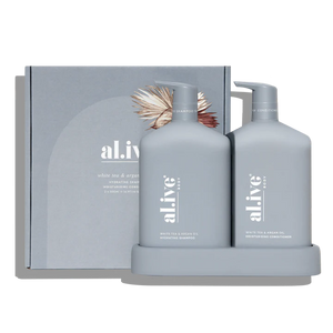 Al.ive White Tea & Argan oil duo shampoo/conditioner