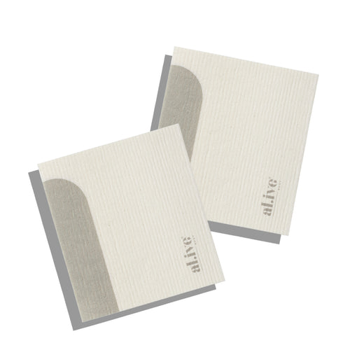 Al.ive Bio dish cloth pack of 2